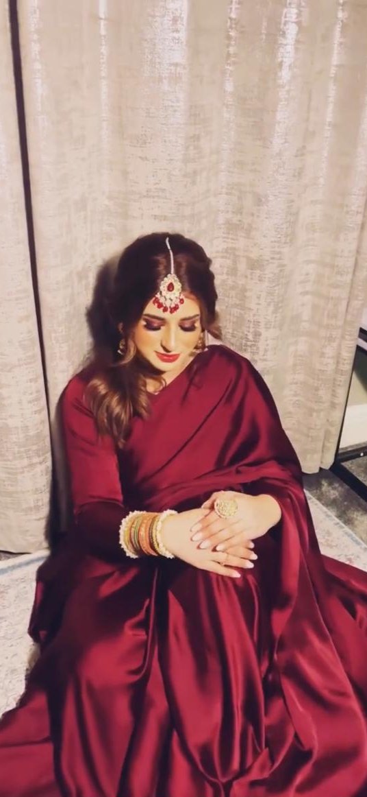 SAREE- Maroon