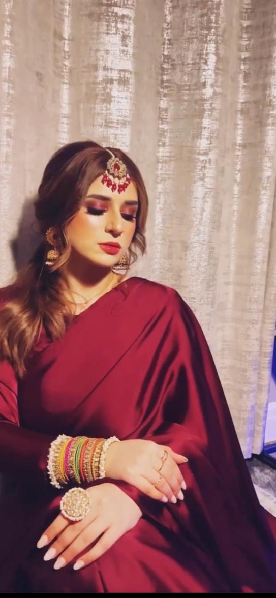 SAREE- Maroon